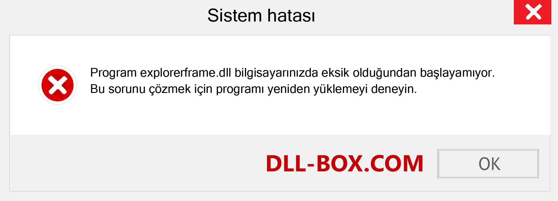 explorerframe.dll dosyası eksik mi? Windows 7, 8, 10 için İndirin - Windows'ta explorerframe dll Eksik Hatasını Düzeltin, fotoğraflar, resimler